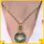 Mới Vintage Tre Nelace, Mặt dây chuyền ngọc giả sang trọng và độc đáo nhẹ nhàng, Phương pháp cổ xưa Totem Nelace, Dây chuyền cổ hoa