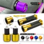 DÀNH CHO XE HONDA CLICK125i CLICK150i CLICK160 V2 V3 Tay Lái Xe Máy Thanh Cầm Trọng Lượng Cuối Bộ Tay Cầm Phụ Kiện CNC