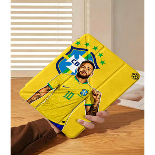Ốp Lưng Neymar 10 Cho iPad A16 Air 4/5/6/7/8 Pro 11 12.9 Y-fold Neymar Cho iPad Gen 12 11 10 9 8 7 6 5 air3 10.2in