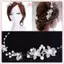 JRP Mới Pha Lê Kim Cương Giả Ngọc Trai Bạc Tiệc Cưới Tiara Cô Dâu Kẹp Tóc JRP