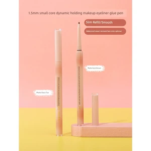 cọ kẻ bọng mắt chuốt mắt mascara kẻ mắt Bút Gel kẻ mắt miniso Mini không dễ bị nhòe