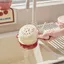 Hàng sẵn có với Đĩa trái cây thoát nước Giỏ đựng trái cây thô Rửa nhà bếp hai lớp Trái cây Trái cây Lọc rau quả Dễ thương Tinh tế