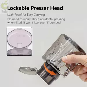 Chai có thể đổ lại ROLY, Máy làm sạch móng tay có thể khóa Máy bơm rỗng, Chai tẩy sơn móng tay bằng nhựa chống rò rỉ đa năng