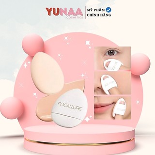 [Y178] [Puff] Bông Phấn Trang Điểm FOCALLURE Mini - Ngón Tay - Bông Mút Mềm