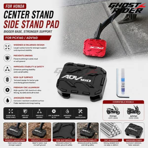 CHO HONDA PCX160 ADV160 Xe Máy Trung Tâm Đứng Phóng To Miếng Lót Đứng Chính Tấm Nối Dài Chống Trơn Trượt Đế Phụ Kiện