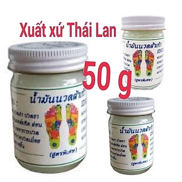 Cao Xoa Bóp Huyệt Bàn Chân, Dầu nóng, Dầu Cù Là bàn chân Massage thái lan 50gr(tốt cho người tê thấp khớp)
