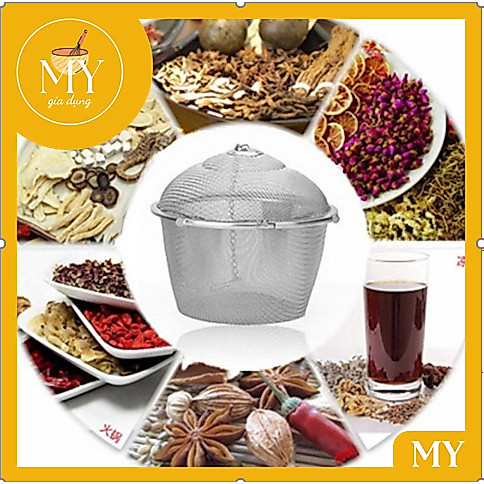 Dụng cụ lọc trà - Lọc gia vị - inox  bằng thép không gỉ dùng nấu lẩu - pha trà