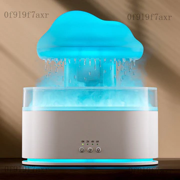Máy tạo ẩm Thiết kế đám mây+Máy tạo độ ẩm hình giọt nước, máy xông tinh dầu Máy tạo độ ẩm tinh dầu hình nấm nhiều màu sắ