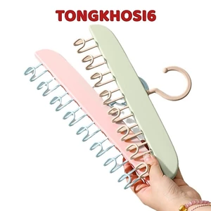 Móc Áo Treo Đồ Tiện Dụng LOẠI NHỰA (M80) Màu Pastel, Móc Treo Đồ Hoặc Dán Tường Treo Đồ Lót, Thắt Lưng, Cà Vạt, Áo Dây