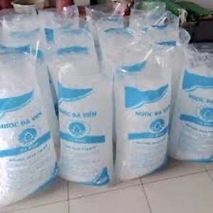 túi đựng đá sạch trơn size 5kg hàng loại 1 dai, đẹp, túi đá viên, túi đựng đá in thương hiệu