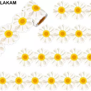 Bảng phấn LAKAM Bảng tin viền, Giấy viền giấy DIY, Nhãn dán trang trí tự dính 7,5cm sáng tạo Thủ công thủ công