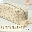 Túi đựng bút chì hoa nhỏ dễ thương - Hộp đựng văn phòng phẩm dung tích lớn dành cho học sinh