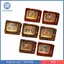 Giáng Sinh Quả Cầu Tuyết Hình TV Bàn Trung Tâm Xmas Cho Trong Nhà Bàn Đảng Người Tuyết Retro Vàng