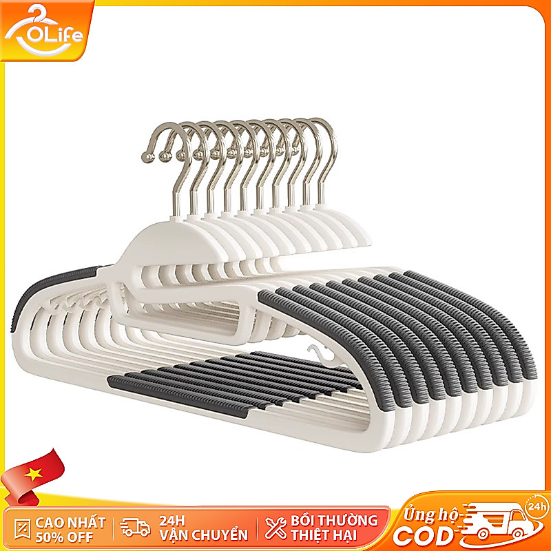 𝐎𝐥𝐢𝐟𝐞 Móc Treo Quần Áo Chống Trượt G04 Móc Phơi Quần Áo Bằng Nhựa Abs Quai Phơi Quần Áo Tiện Lợ