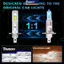 MAKY 2500W H1 Bóng Đèn Pha LED CSP Cho Đèn Pha Ô Tô H1 Đèn Không Quạt Tự Động Diode Sương Mù Đèn 12V Trắng Ô Tô 24V VN