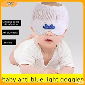 VFZ 1Pc Mặt nạ bảo vệ bằng ánh sáng cho trẻ sơ sinh Mặt nạ bảo vệ mắt chống ánh sáng xanh Mặt nạ trẻ em Louislifecool