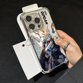 Ốp Điện Thoại Anime Gundam Cho OPPO Reno 15 14 13 12 Pro 5G 6 7 8 10 Pro 15F 14F 13F 12F 11F 7Z 8Z 8T Mạ Sang Trọng Chống Va Đập Phim Hoạt Hình Bảo Vệ Vỏ Mềm Dễ Thương