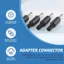 5 Chiếc 5.5 Mm X 2.5 Mm Nam Jack DC Cắm Điện Ổ Cắm Jack Adapter Adapter Đầu Nối Adapter