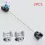 2 Chiếc Cuộn Lưỡi Cưa Giá Đỡ Bộ Chuyển Đổi Pin-Less Adapter Kim Loại Trên / Dưới Lưỡi Giá Đỡ