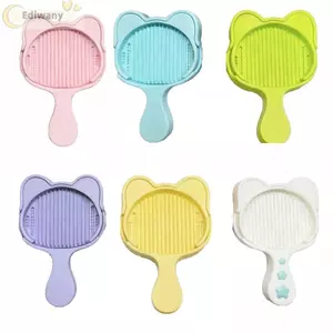 EDIWANY 2.6mm Cầu Chì Hạt Aligner Khay, Hạt Nhựa Cầu Chì Cầm Tay Hạt Chọn Khay, Sáng Tạo Hình Mèo Mini DIY Handmade Perler Hạt Dụng Cụ Làm Đậu
