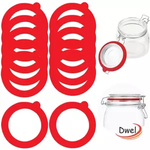 DWEL Jar Gioăng Chống Rò Rỉ Lọ Thay Thế Vòng Đệm Lưu Trữ Đóng Hộp Phụ Kiện Cao Su Con Dấu Nhẫn