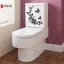 DIY 3D Bướm Hoa Treo Tường Phòng Vệ Sinh Tủ Lạnh Tầng Trang Trí Nhà VN