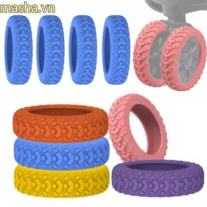 8 Cái / bộ Du Lịch Hành Lý Bánh Xe, Phụ Kiện Vali Trục Có Âm Thanh Im Lặng Vali Bánh Xe Vỏ Bảo Vệ, Giảm Bánh Xe Giảm Tiếng Ồn Xe Đẩy Hộp Bánh Bao