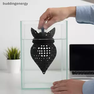 {BUDDI} Nơi trú ẩn cá hình nón treo Bể cá sáng tạo Trang trí phần còn lại cho môi trường sống của bể cá {buddingenergy}