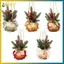 Khay nhiều cấp bằng da PU BVY Home Garden dùng để trưng bày chậu hoa ngoài trời trong nhà và chậu hoa.