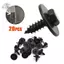 Kẹp giữ Đầu lục giác Vít 20X Fender Liner Viền 07147129160 Xe màu đen