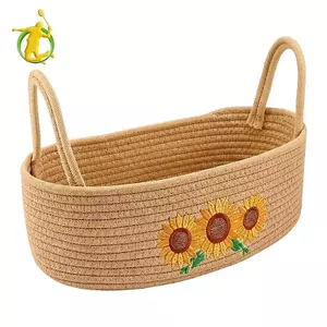 Giỏ có tay cầm Thùng đựng đồ đa năng dung tích lớn cho bàn cuối phòng khách Trang trại