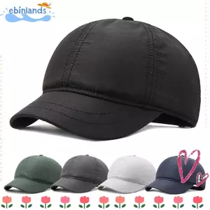 Mũ bóng chày vành ngắn EBINLANDS, Mũ khô nhanh có thể điều chỉnh siêu mỏng, Mũ che nắng thoáng khí cổ điển thông thường