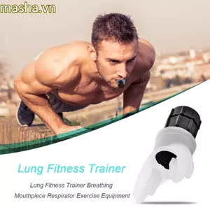 Huấn luyện viên thở, Ống ngậm silicon Có thể điều chỉnh Bài tập phổi Huấn luyện viên, Máy tập thể dục độ bền di động Bụng Thiết bị tập luyện Phụ kiện chăm sóc sức khỏe