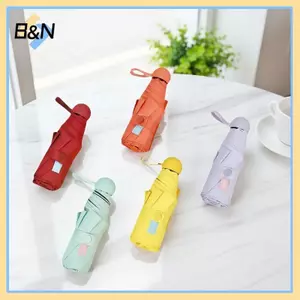 B & N Siêu Nhẹ Mini Ô Chống Nắng Ô Gấp Chống Tia UV Gấp Ô Nhỏ Ô Gấp Lưới Gấp.