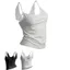 NICOLOO Angel Wings Cami, Dây đeo Spaghetti buộc dây lưng Gothic Tank Top, Thời trang phía trước Slim Fit Crop Chiều dài Màu trơn Slim Fit Camisole Alt Dạo phố