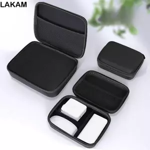 Hộp lưu trữ LAKAM EVA, Hộp bảo vệ chống sốc có dây kéo, Phụ kiện túi nhỏ di động