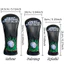 Vỏ gỗ Golf mới No. 1 Gỗ Fairway Cỏ Bóng Sắt Gỗ Bao Da PU Lông Cừu Lót Dày Hood Cover