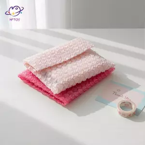 Túi bong bóng trái tim HFTOY 10 chiếc Phong bì đệm màu hồng tự niêm phong Nhẹ Paaging để ủng hộ bữa tiệc Vận chuyển quà tặng ~