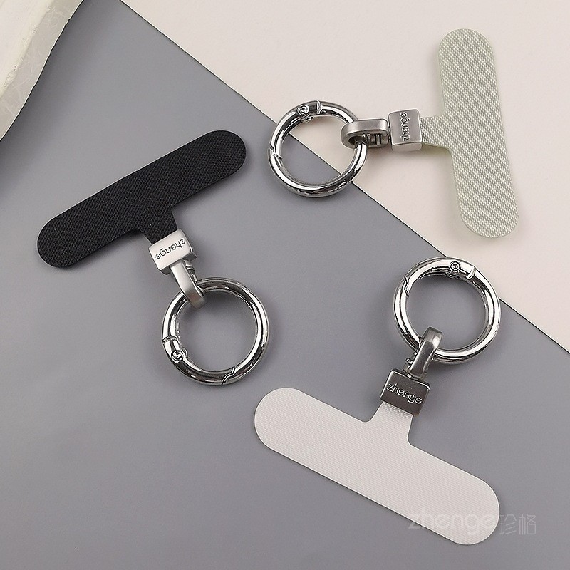 Mua sắm sản phẩm mới!!!Điện Thoại Di Động Dây Đệm Mỏng Kẹp Điện Thoại Di Động Móc Treo Vòng Tròn Móc Khóa Hợp Kim Mạnh Bền Chống Vỡ Di Động Điện Thoại Di Động Đa Năng