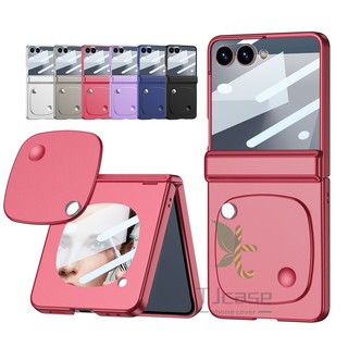 Ốp gương trang điểm từ tính Funda cho Samsung Galaxy Z Flip 7 6 Bản lề full cover
