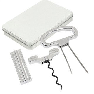 Dụng cụ tháo nắp chai hai mặt đa chức năng Ah-So Old Wine Opener Bia Corkscrew antirtvn