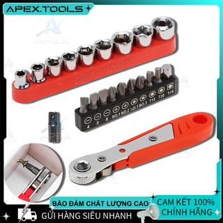 Set 21 Cờ Lục Giác Mini 1/4 Inch - Tháo Gỡ Nhanh Chóng, Tiện Lợi Chính Hãng Dùng Cho Nhà Riêng