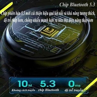Tai nghe M25 Bluetooth V5.3, kết nối tốt hơn, giảm tiếng ồn tốt hơn, phù hợp với tai nghe chơi game