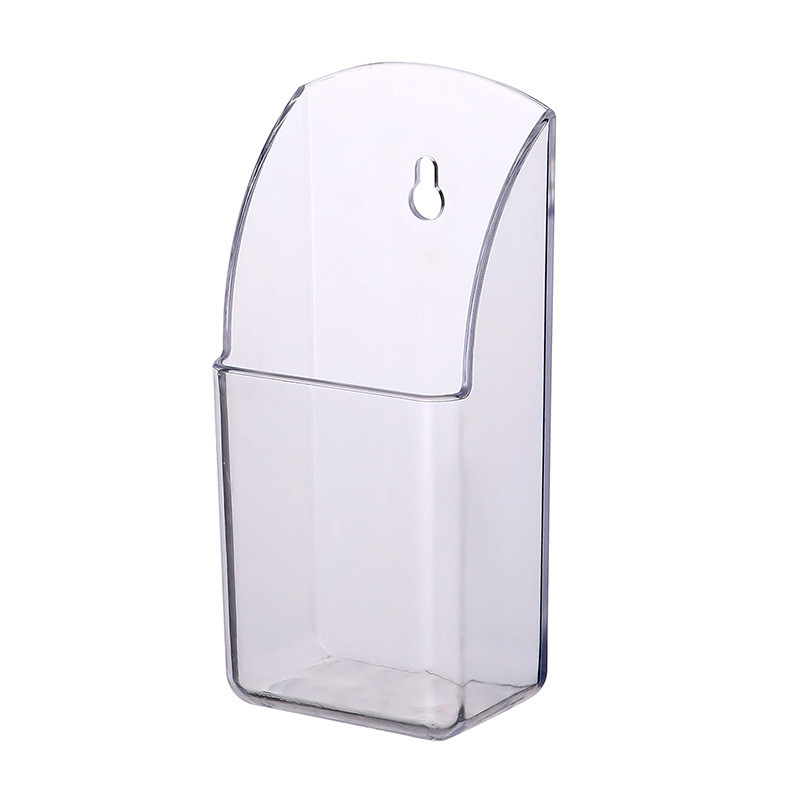 Hộp bảo quản điều khiển từ xa tivi/điều hòa, treo tường acrylic trong suốt, không đục lỗ