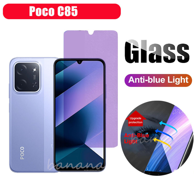 Ốp Điện Thoại Chống Sốc Xiaomi Poco C85 Cho Poco C75 Kính Cường Lực Và Ống Kính Chống Tia Xanh
