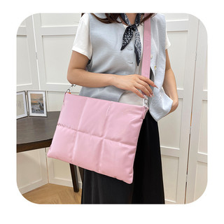 Túi đựng máy tính xách tay bằng vải Cotton PU một vai chống sốc Thích hợp cho Macbook43 / 47 / 52cm