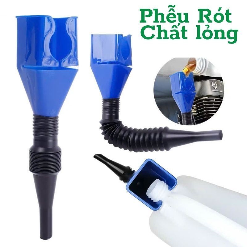 M8 Phễu Rót Nhiên Liệu Thay Dầu Nhớt Gấp Gọn, Phễu Thay Xăng Dầu Nhỏ Gọn Dành Cho Xe Hơi Xe Máy  MALAN