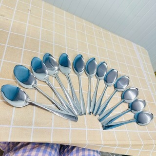 Combo 2 Thìa muỗng súp nhọn inox chuyên dùng bán cơm sườn, suất ăn công nghiệp - Phương Trang