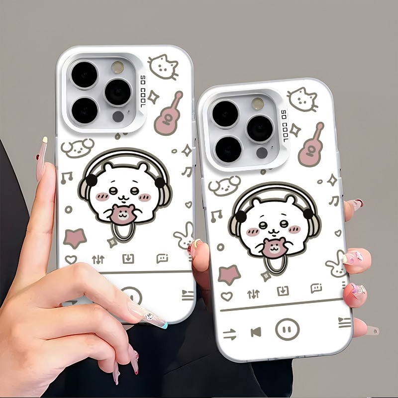 Ốp Lưng iPhone Hình Chii Nghe Nhạc Đáng Yêu - Tương Thích 16/15/14/13/12/11 Pro Max, XS Max, X