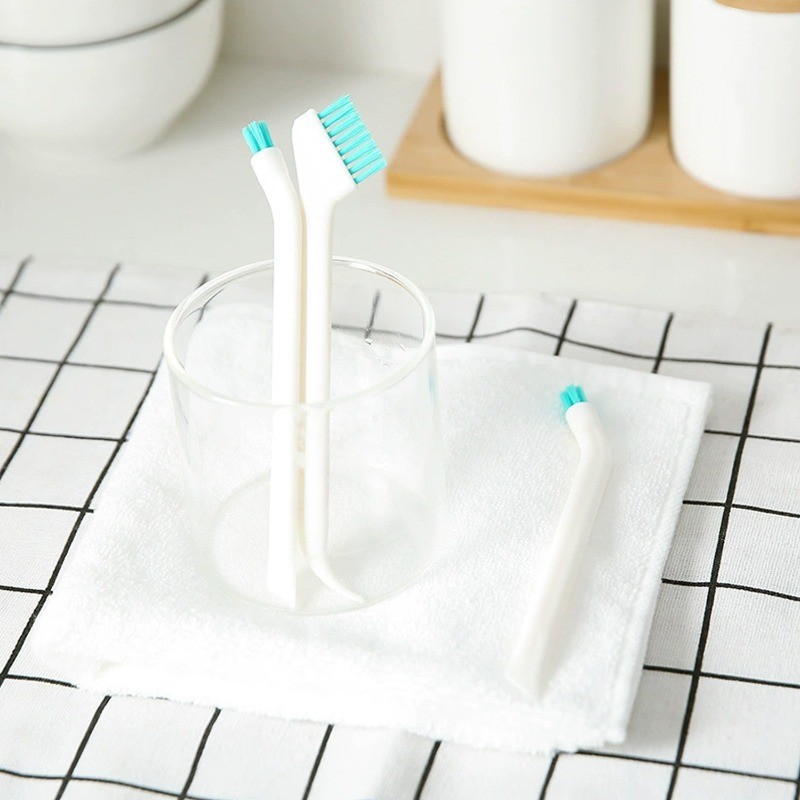 [H & L] Bàn chải làm sạch Nylon ABS bền bỉ 8 Cái / bộ, Thiết kế nhỏ gọn có tay cầm tiện dụng, Viền chống trầy xước cho chai Cốc không gian bó sát